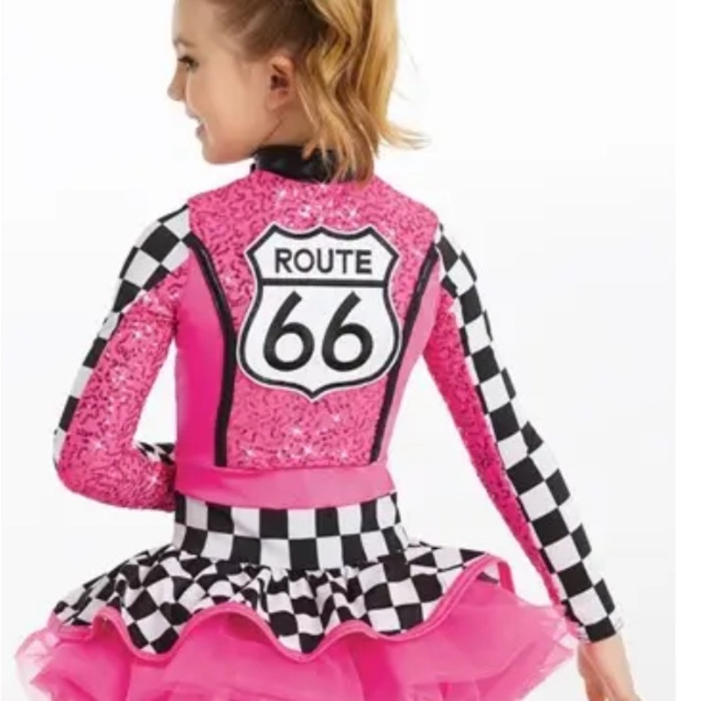 Pink Route 66 Racer Recital Costume